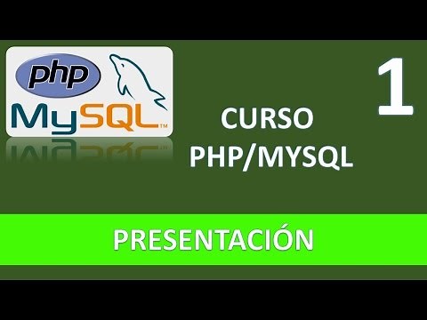 PHP MySQL Course. Presentation. Video 1