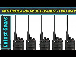 Motorola RDU4100 Business Two Way Radios with - Review 2023