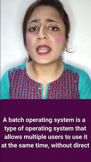 What is batch operating system #shorts