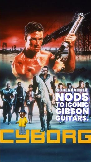 🤯 Gibson, Fender, Pearl⁉️ The Hidden Music References in Cyborg❗#Shorts