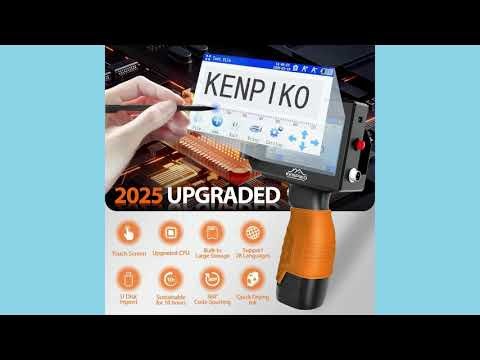 2025 Handheld Inkjet Printer Review | 1-Inch Print Gun with Quick-Dry Ink