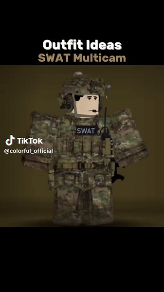 Creative SWAT Multicam Outfit Ideas for Roblox