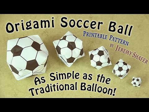Origami Soccer Ball
