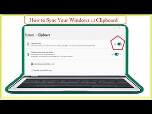 "How to Sync Your Windows 11 Clipboard Across Devices for Seamless Copy and Paste"