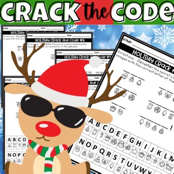 Crack the Code Christmas Holiday Codebreaker Game Christmas Game Party Printable