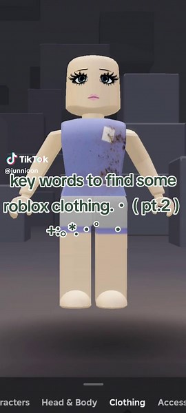 Roblox Clothing Keywords for Creative Outfits