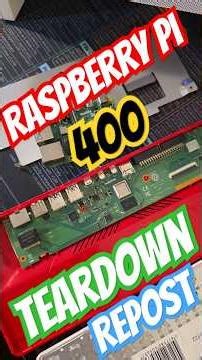 Raspberry Pi 400 Teardown #raspberrypi #repost