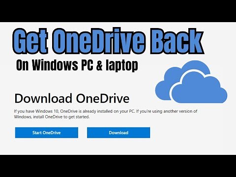 Get OneDrive Back on Windows Computer in 2023 | Restore OneDrive Files