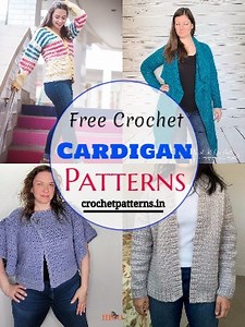 70 Free Crochet Cardigan Patterns For Ladies