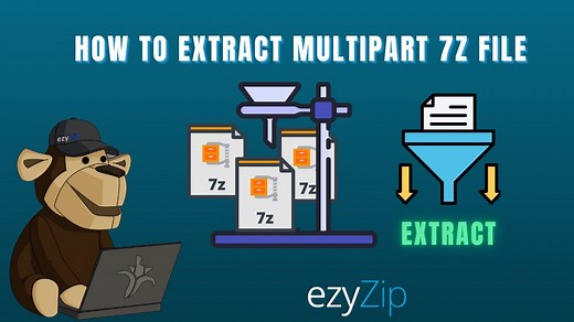 Extract Multipart 7Z Online (7z.001, 7z.002 etc.)
