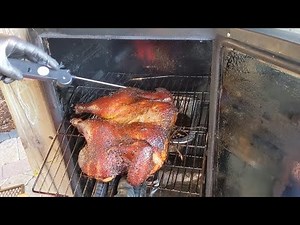 Spatchcocked Chicken MasterBuilt 30 Smoker