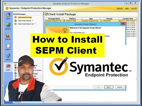 How to Install Symantec Endpoint protection Client Remote Push | SEPM | Symantec Client Installation