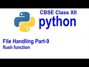 File Handling Part 9(flush function)