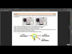 Correction évaluation circuit électrique 5ème
