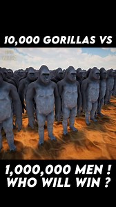 1.2M views · 4.9K reactions | 10,000 Gorillas VS 1,000,000 Men !  Who will win ? 樂 #gaming #uebs2 #gameplay #uebs #gamingcommunity | Epic Warz | Facebook