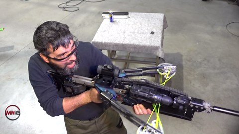 I Built a Self-Loading full auto Crossbow🎯