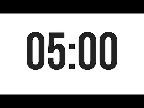 5 MINUTE TIMER - COUNTDOWN TIMER (MINIMAL)