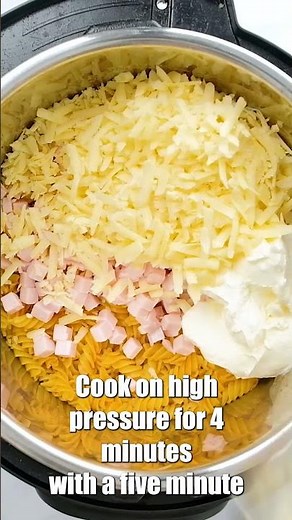 Leftover Ham Recipe: Instant Pot Ham and Cheese Pasta