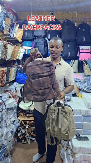 11K views · 445 reactions | ORIGINAL LEATHER LADIES BACKPACKS @ 0757116096 | Julius Sserunkuma | Facebook