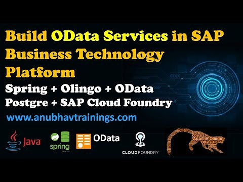 SAP Business Technology Platform Training | Build OData using Java in Cloud Foundry | Olingo-Spring