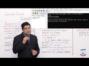 Class 10 - Computer Studies - Chapter 4 - Lecture 6 - Programming Examples - Allied Schools