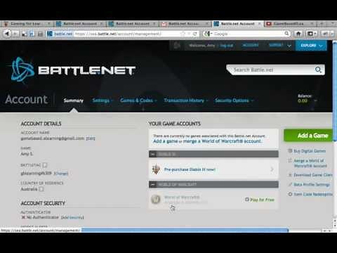 How to create a battle.net account and get a battletag