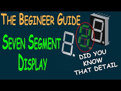 How 7 segment display works , types and pinout ( ANIMATION GUIDE )