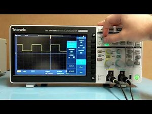 Using the Tektronix Oscilloscope