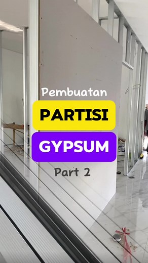 Tutorial Pembuatan Partisi Gypsum Minimalis