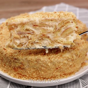 179K views · 1.1K reactions | Cake in 5 minutes! You will make this cake every day. Simple ​Napoleon cake | Simple Food - videos and recipes | Facebook