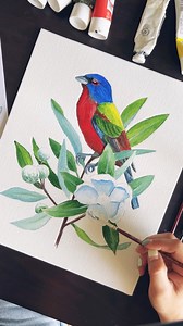 142K views · 3.3K reactions | Always a delight to paint birds !! ✨ | Art Canvas Design Studio | Facebook
