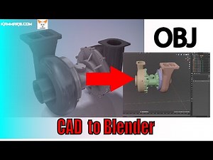 How to import CAD files to Blender 🔴🔥 Best render result