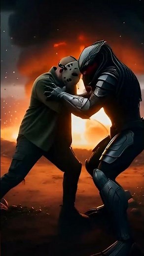 PREDATOR vs JASON VOORHEES: The Ultimate Hunter Showdown!#aianimation #Predator #aigenerated