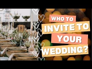 How to Create and Manage Your Wedding Guest List