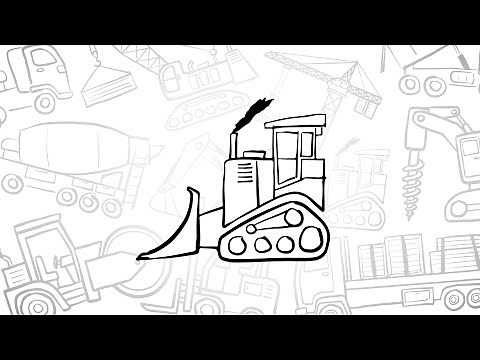 How to Draw a Simple Bulldozer | Step-by-Step Lesson