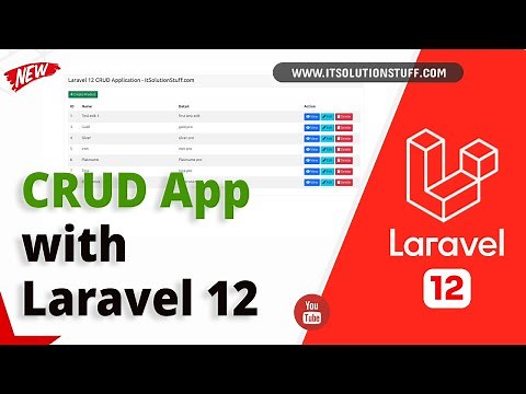 Laravel 12 CRUD Operation for Beginners Step by Step