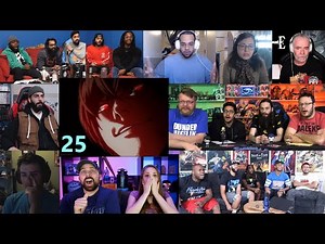 Death Note Episode 25 Reaction Mashup | R.I.P L 😭