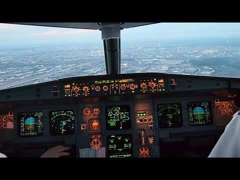 Air Canada a319 cockpit landing in Toronto