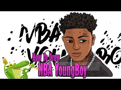 How To Draw NBA YoungBoy | Rapper