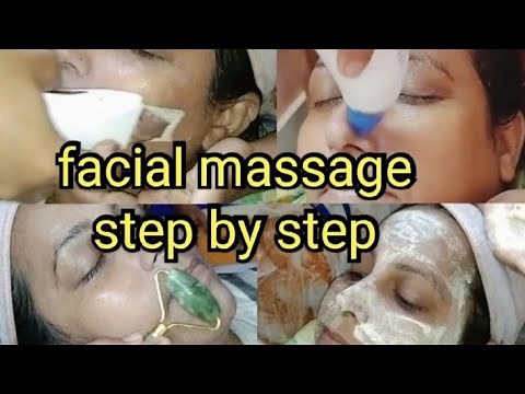 Facial massage step by step | facial steps tutorial | facial at parlour | CCI Beauty Creations