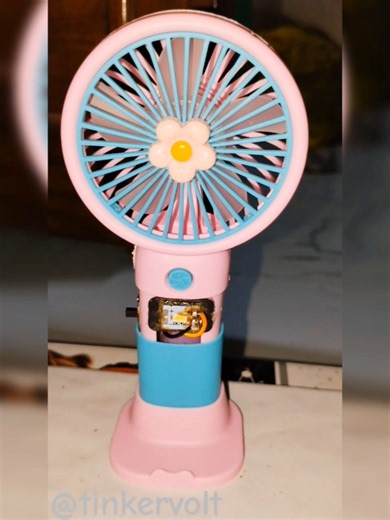 Mini Handheld Fan Upgrading 🔥 |repairing electronic devices |New project ideas 💡 |experiment videos
