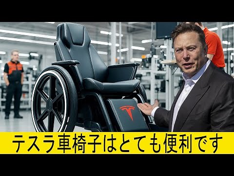 2025年 テスラ車椅子がついに登場 – 初公開！
