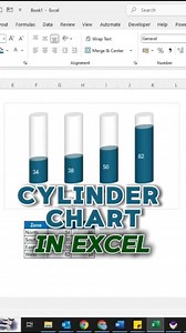 📊 Want to make your Excel charts stand out? Here’s how to create a Cylinder Chart: ➡ Select your data → Insert 3D Stacked Column ➡ Change to Cylinder, set Gap Width & Depth = 100% ➡ Upper Cylinder → White fill 50% Transparency ➡ Add Data Labels → Font White, Size 12 ✅ Done! Beautiful cylinder chart created in minutes. Follow @excel_funclub for more Excel hacks 💡 #exceltips #exceltricks #exceltutorial #explore #microsoftexcel #fblifestyle | excel_funclub