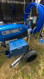 30K views · 370 reactions | Watch Spuitwerken Noord blanket this huge ceiling with the Graco Ultra 695 XT.  Its built-in QuikReel™ Hose Management System lets you roll out up to 90 m of hose in seconds. No kinks, no tangles, no lugging the sprayer around. Park it once, hit every corner overhead, then reel it back in with a flick. Fewer stops, faster jobs, flawless finish.   Discover what the Graco XT series can do for you: graco.com/XT | Graco Contractor Equipment - EMEA | Facebook