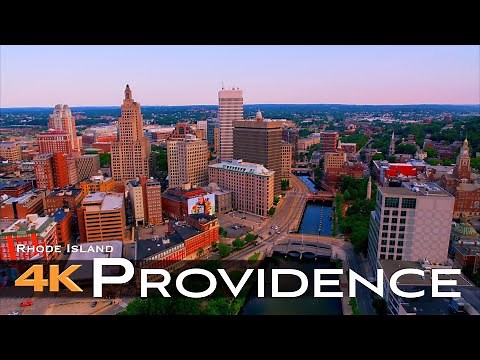 PROVIDENCE 🇺🇸 Drone Aerial 4K Rhode Island | USA United States of America