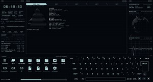 eDEX-UI: A Fully Functioning Sci-Fi Inspired Terminal and System Monitor