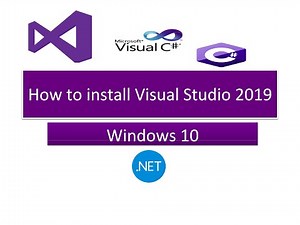 How to install visual studio in windows 10