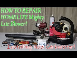 VTECH 55 - Homelite Mighty Lite Blower Repair