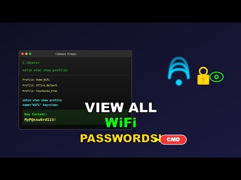 Want to hack WiFi password? Use This CMD Trick