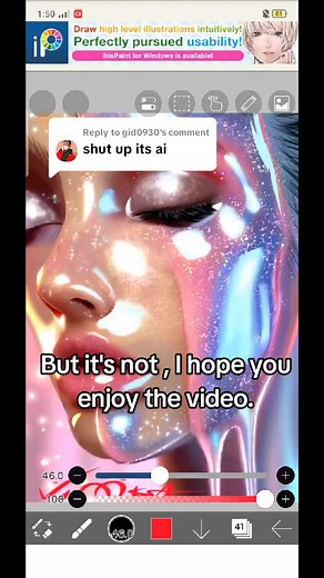 Speedpainting Digital Art with Ibis Paint X